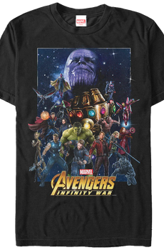Cast Avengers Infinity War T-Shirt