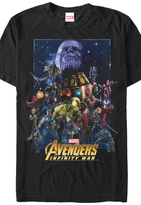 Cast Avengers Infinity War T-Shirt