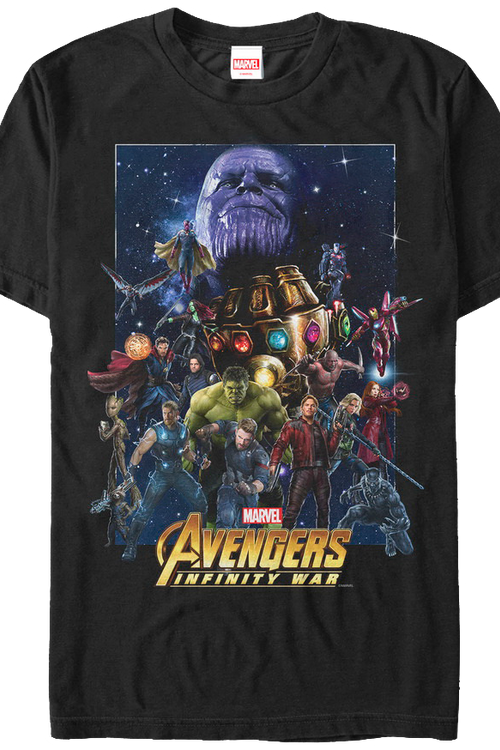 Cast Avengers Infinity War T-Shirt - main product image