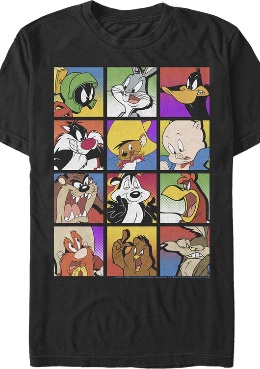 Cast Blocks Looney Tunes T-Shirt - main product image