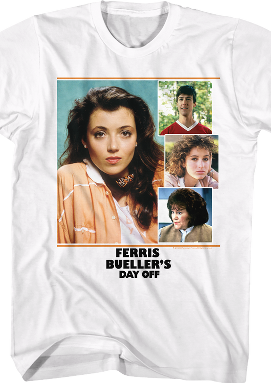 Cast Collage Ferris Bueller's Day Off T-Shirt - main product image
