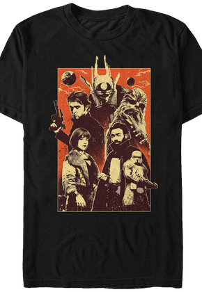 Cast Collage Solo Star Wars T-Shirt