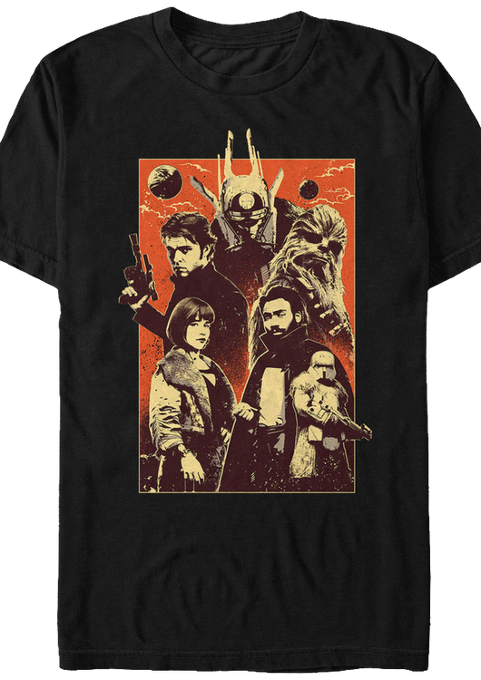 Cast Collage Solo Star Wars T-Shirt - main product image