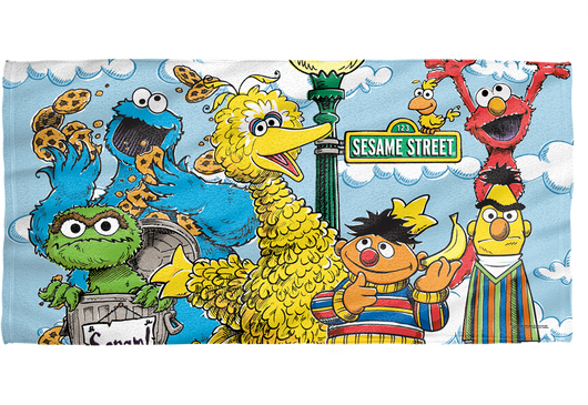 Cast of Sesame Street Towel - main product image