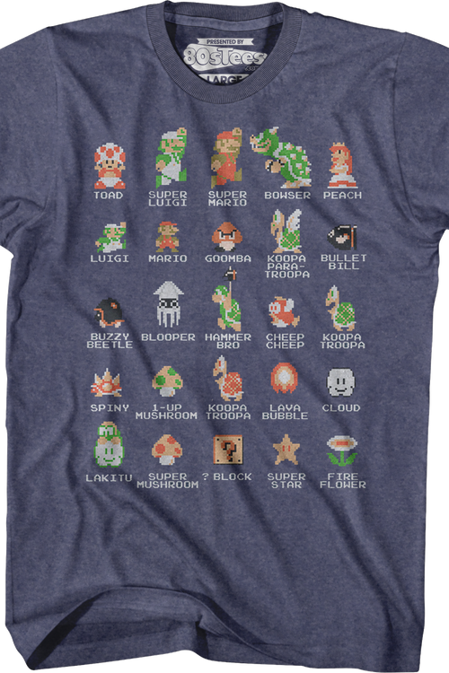 Cast of Super Mario Bros Shirtmain product image