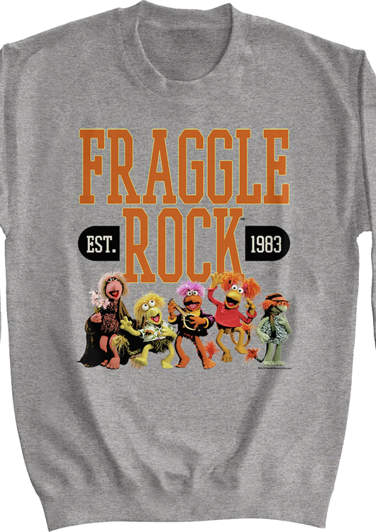 Cast Photo Est. 1983 Fraggle Rock Sweatshirt - main product image