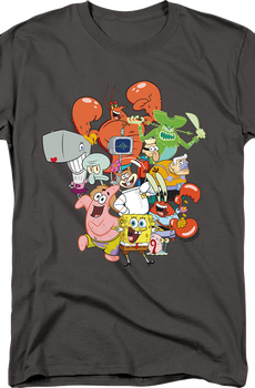 Cast Photo SpongeBob SquarePants T-Shirt