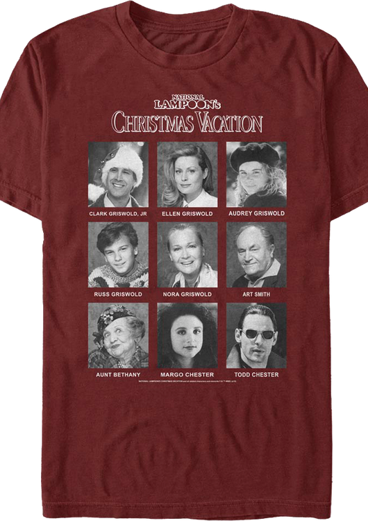 Cast Photos National Lampoon's Christmas Vacation T-Shirt - main product image