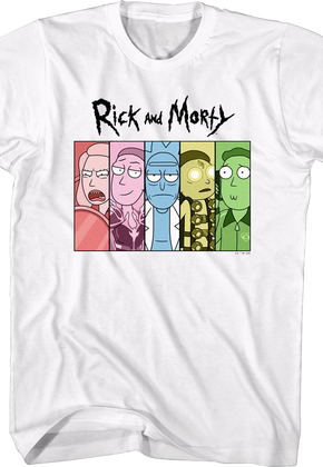 Cast Rick And Morty T-Shirt