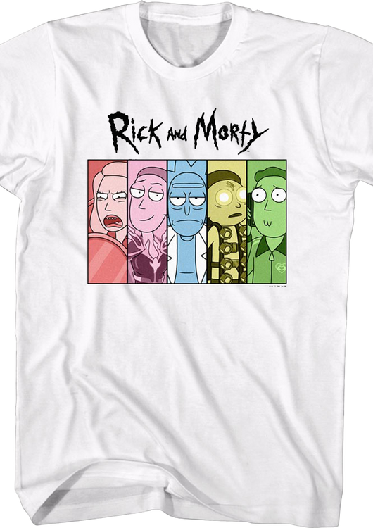 Cast Rick And Morty T-Shirt - main product image