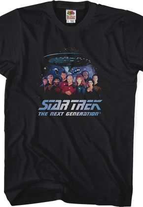 Cast Star Trek The Next Generation T-Shirt