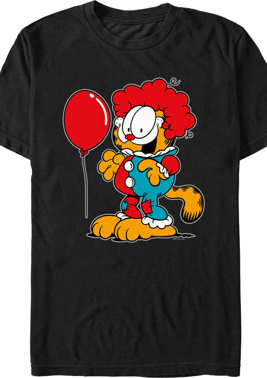 Cat Clown Garfield T-Shirt - main product image