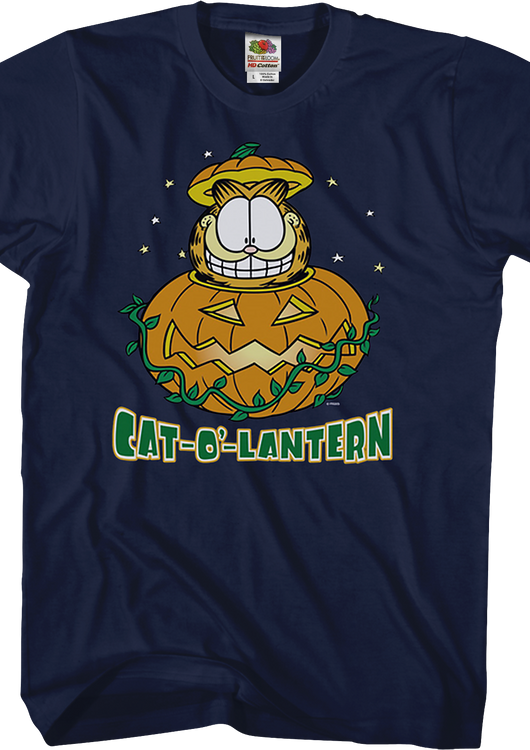 Cat-O'-Lantern Garfield T-Shirt - main product image