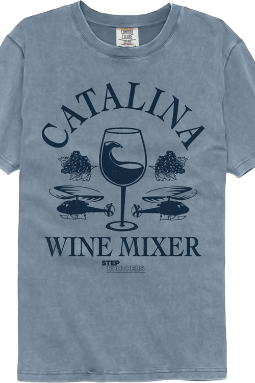 Catalina Wine Mixer Step Brothers Comfort Colors Brand T-Shirtmain product image