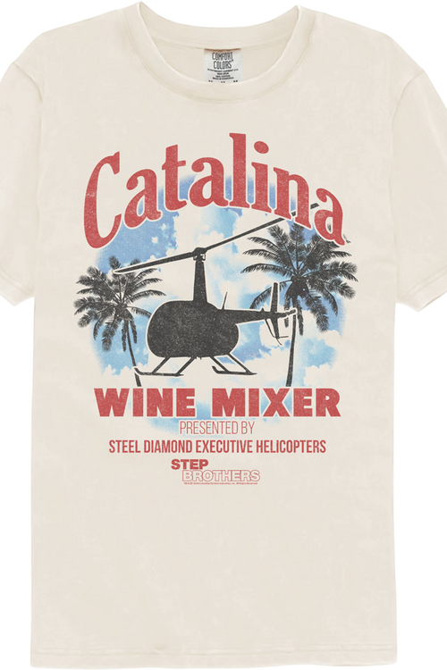 Catalina Wine Mixer Step Brothers Comfort Colors Brand T-Shirtmain product image