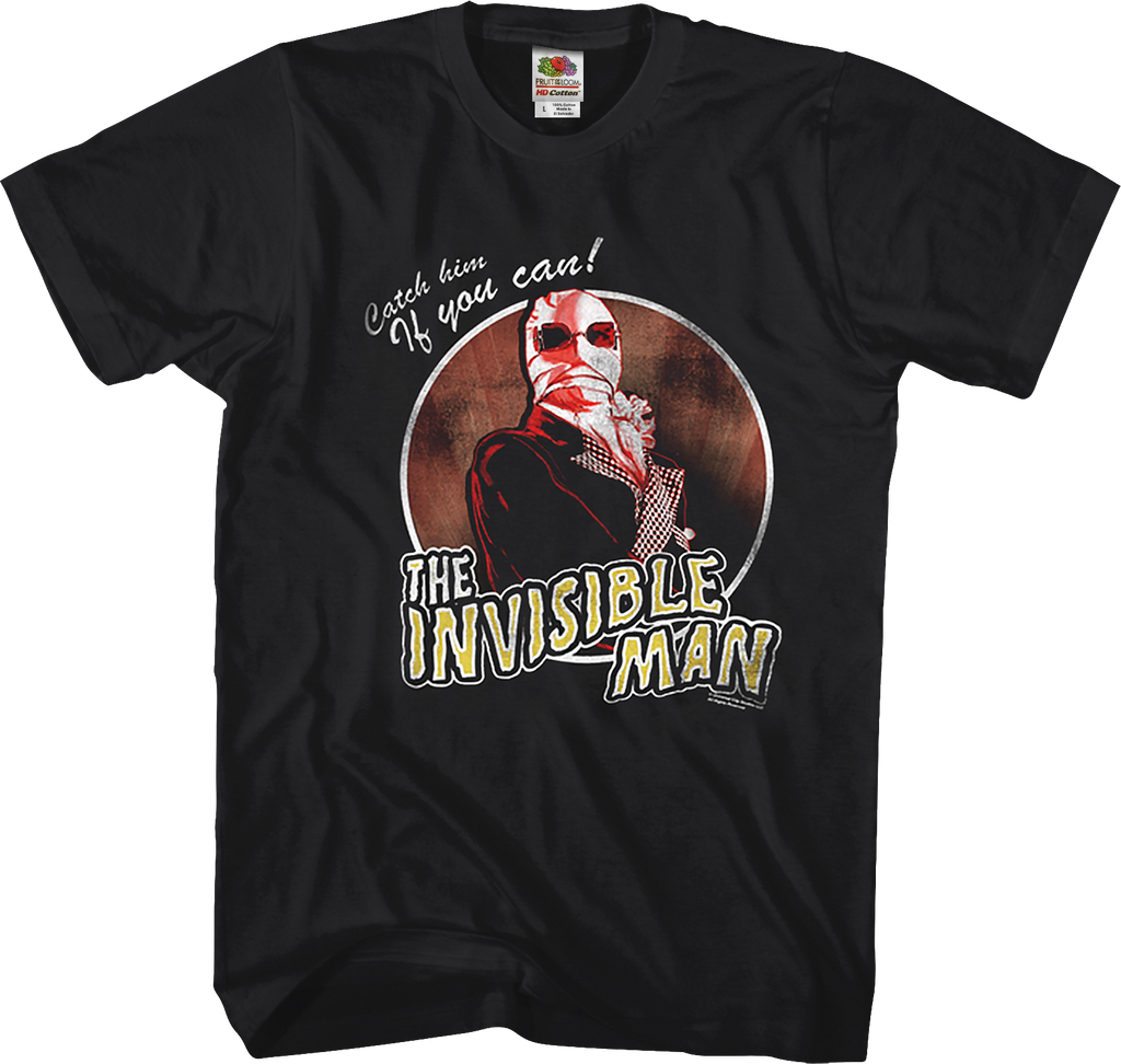 Catch Him If You Can Invisible Man T-Shirt