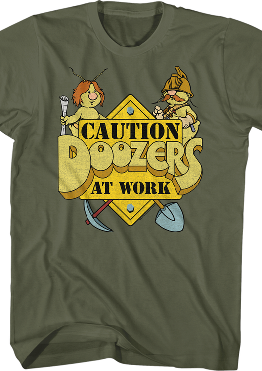 Caution Doozers At Work Fraggle Rock T-Shirt - main product image