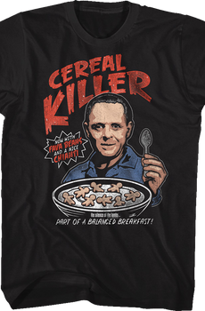 Cereal Killer Silence Of The Lambs T-Shirt