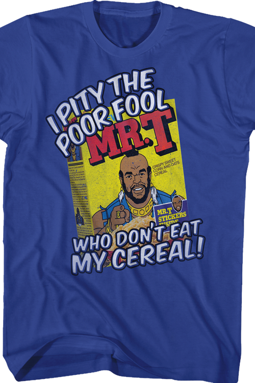 Cereal Mr. T Shirtmain product image