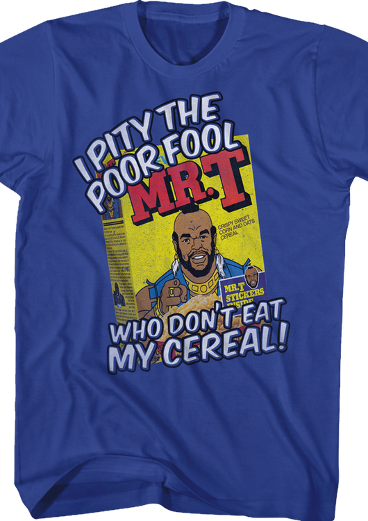Cereal Mr. T Shirt - main product image