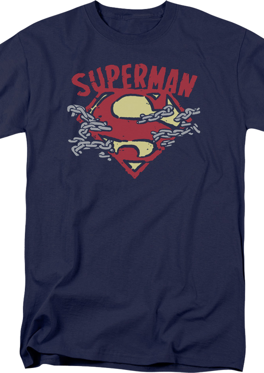 Chain Breaking Logo Superman DC Comics T-Shirt - main product image