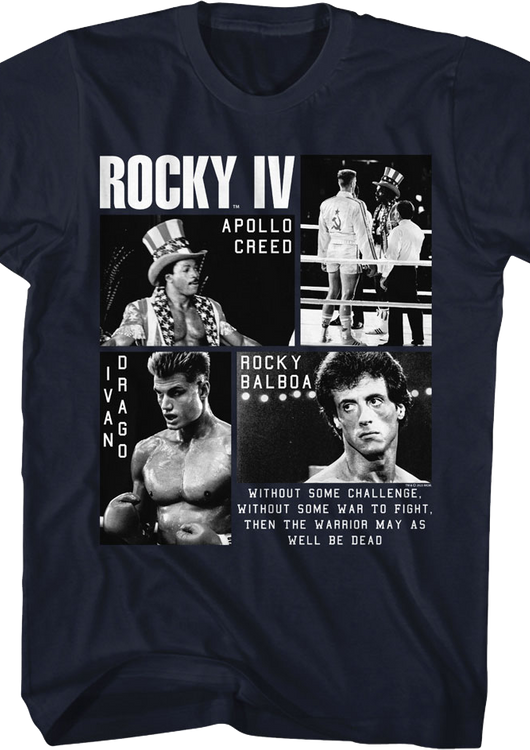 Challenge Collage Rocky IV T-Shirt - main product image
