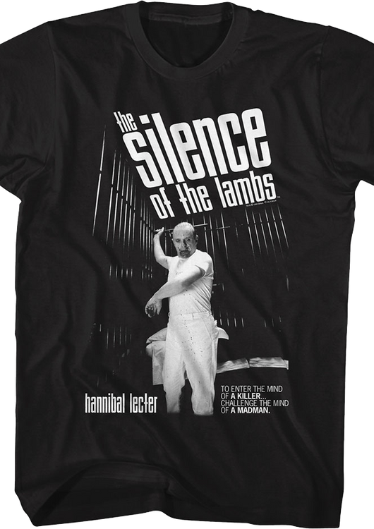 Challenge the Mind of a Madman Silence of the Lambs T-Shirt - main product image