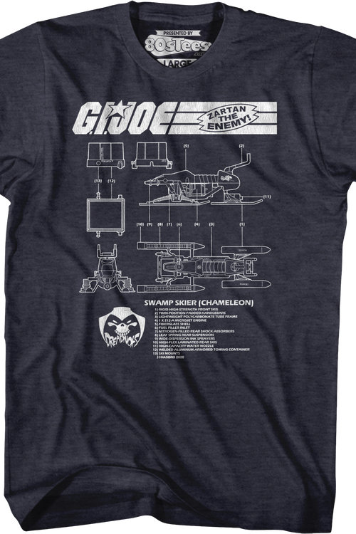 Chameleon Instruction Manual GI Joe T-Shirtmain product image