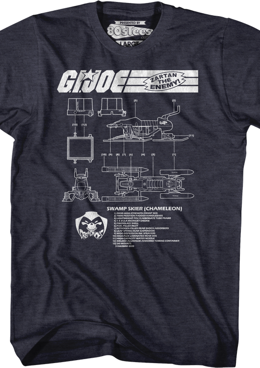 Chameleon Instruction Manual GI Joe T-Shirt - main product image
