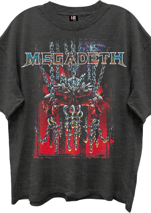 Chaos Chains Megadeth Oversized T-Shirt - main product image