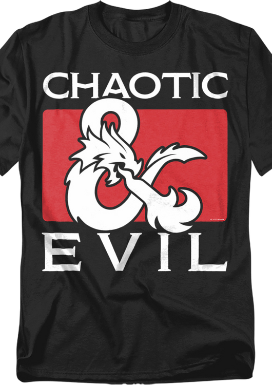 Chaotic Evil Dungeons & Dragons T-Shirt - main product image
