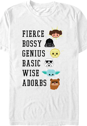 Galactic Characteristics Star Wars T-Shirt