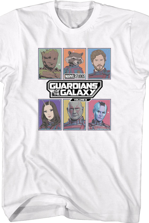 Character Boxes Guardians Of The Galaxy Volume 3 T-Shirtmain product image