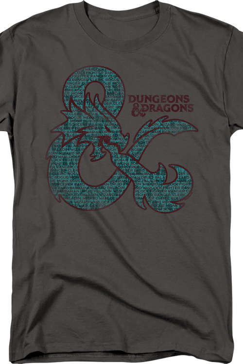 Character Classes Dungeons & Dragons T-Shirtmain product image
