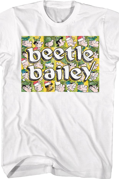 Character Collage Beetle Bailey T-Shirtmain product image