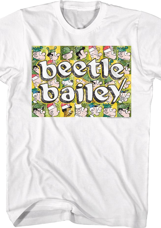 Character Collage Beetle Bailey T-Shirt - main product image