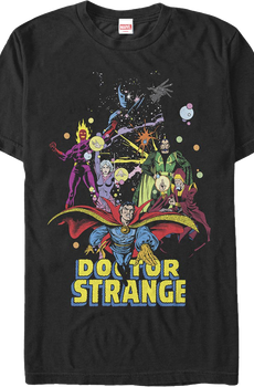 Character Collage Doctor Strange Marvel Comics T-Shirt