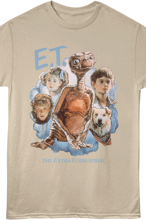 Character Collage E.T. The Extra-Terrestrial T-Shirt - main product image
