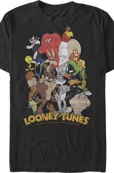 Character Collage Looney Tunes T-Shirt