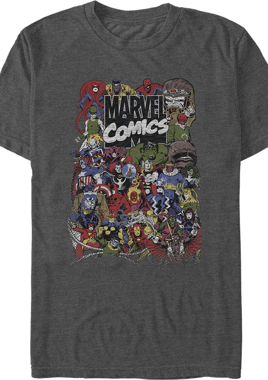 Character Collage Marvel Comics T-Shirt - main product image