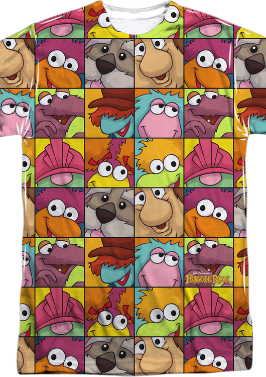 Character Faces Fraggle Rock T-Shirt - main product image