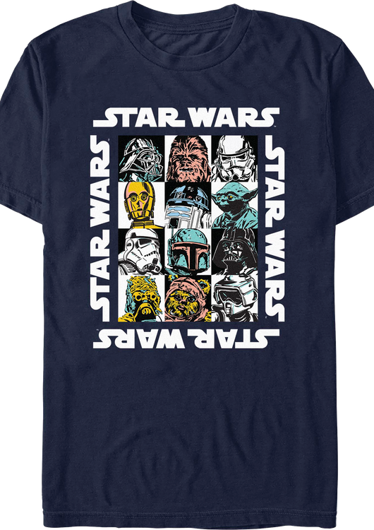 Character Grid Star Wars T-Shirt - main product image