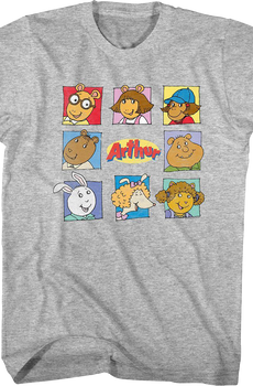 Character Panels Arthur T-Shirt