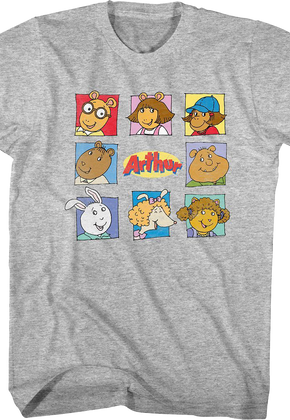 Character Panels Arthur T-Shirt