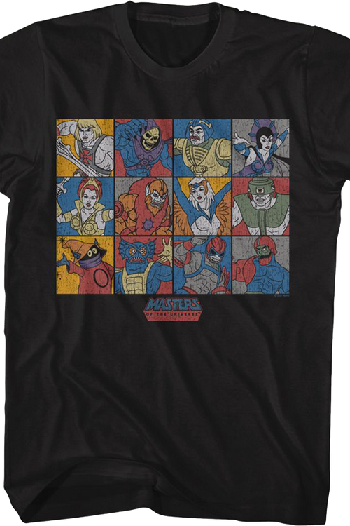 Character Panels Masters of the Universe T-Shirt - main product image