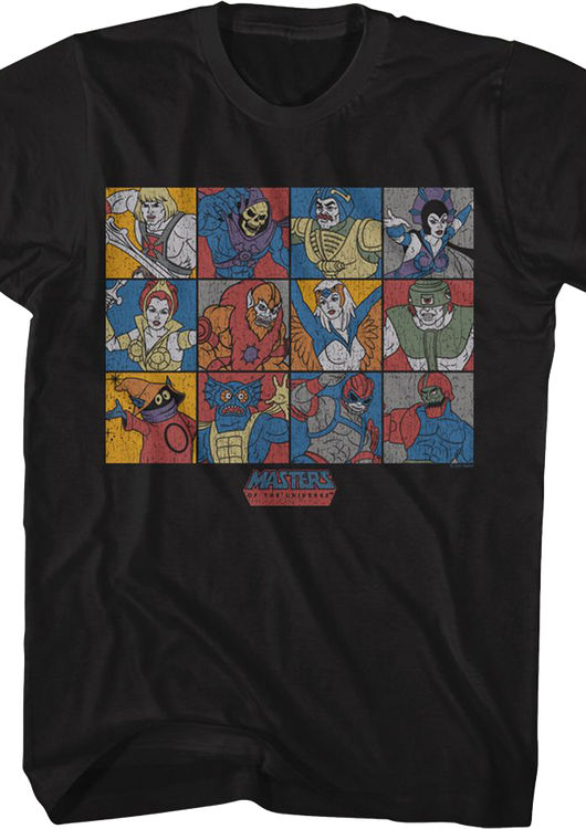 Character Panels Masters of the Universe T-Shirt - main product image