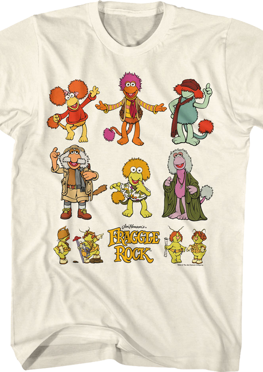 Character Poses Fraggle Rock T-Shirt - main product image