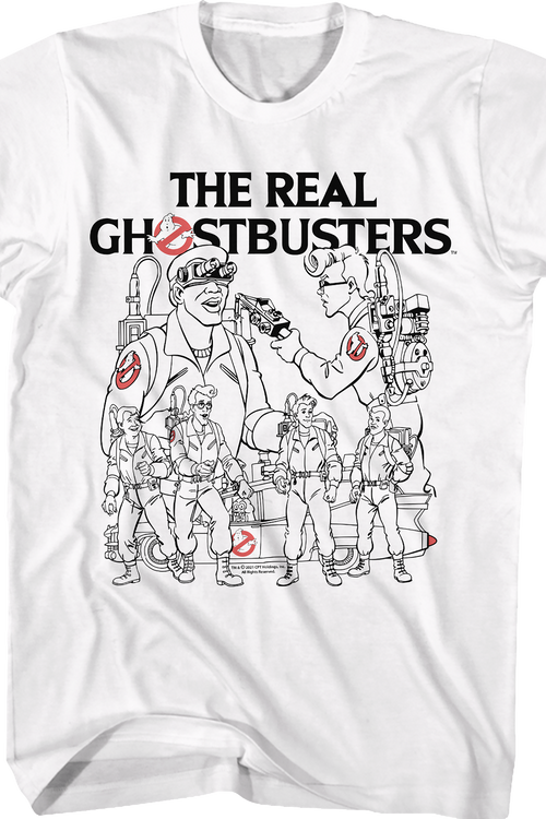 Character Sketches Real Ghostbusters T-Shirtmain product image