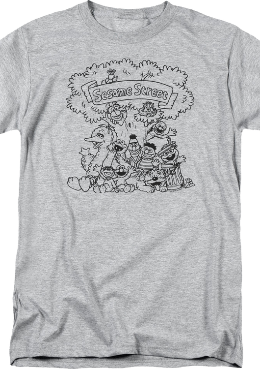 Character Sketches Sesame Street T-Shirt - main product image