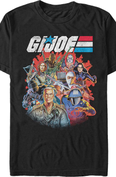Characters Collage GI Joe T-Shirt